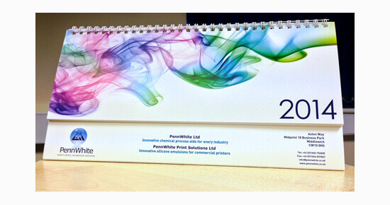 PennWhite 2014 Desk Calendar