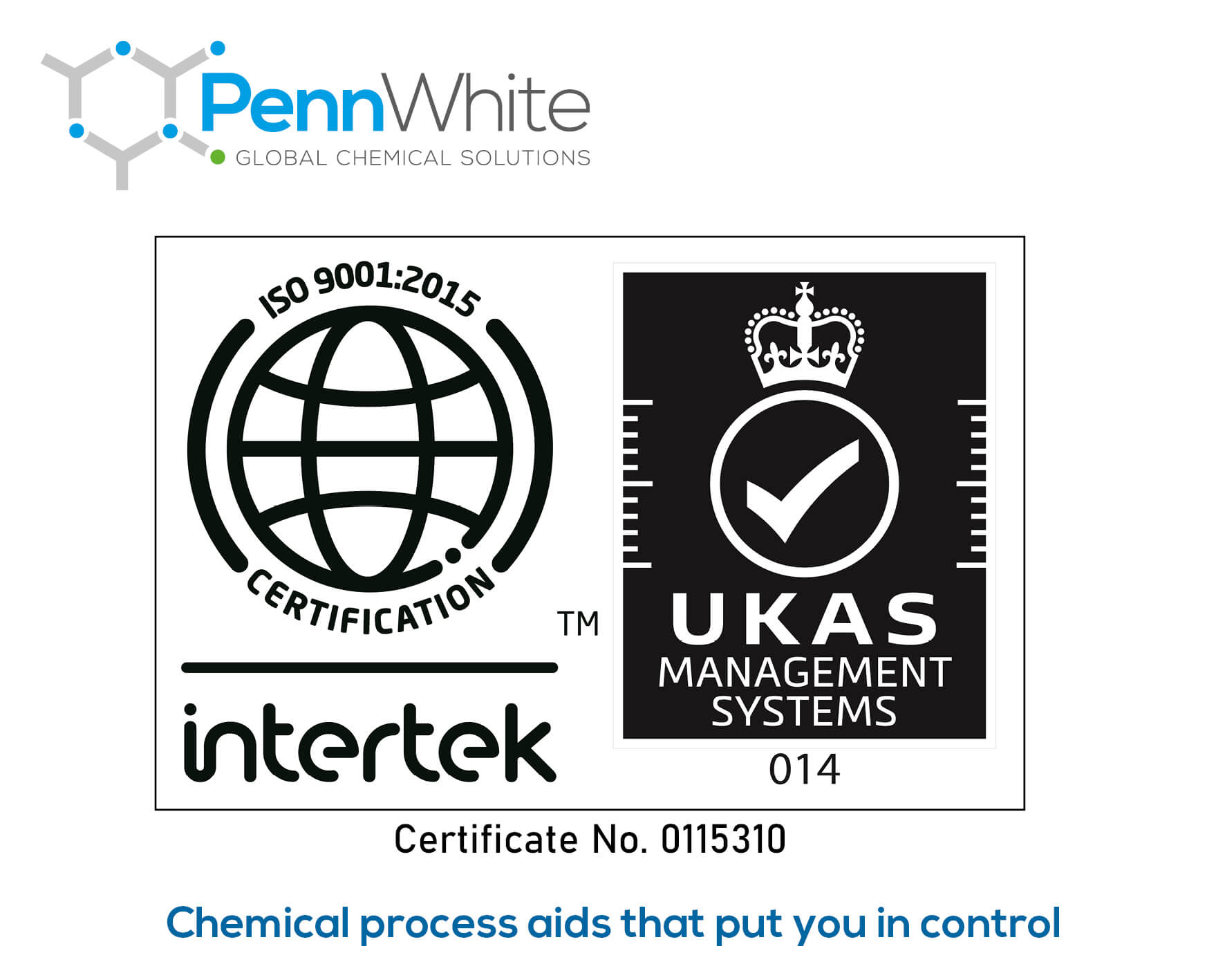 PennWhite enters its 25th year of ISO 9001 certification