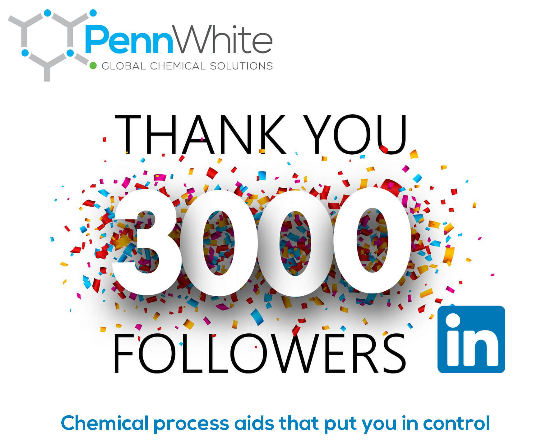 PennWhite Celebrate 3000 followers on LinkedIn