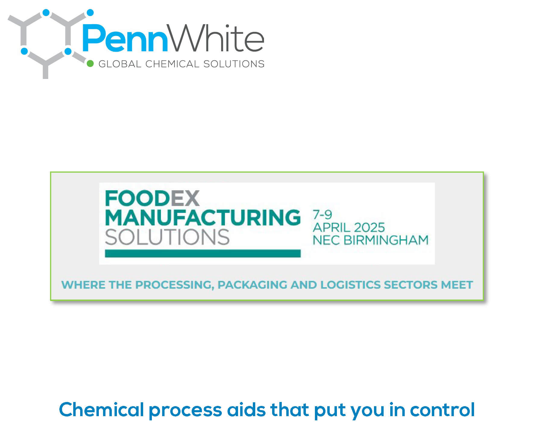 PennWhite attend FoodEx in Birmingham, UK