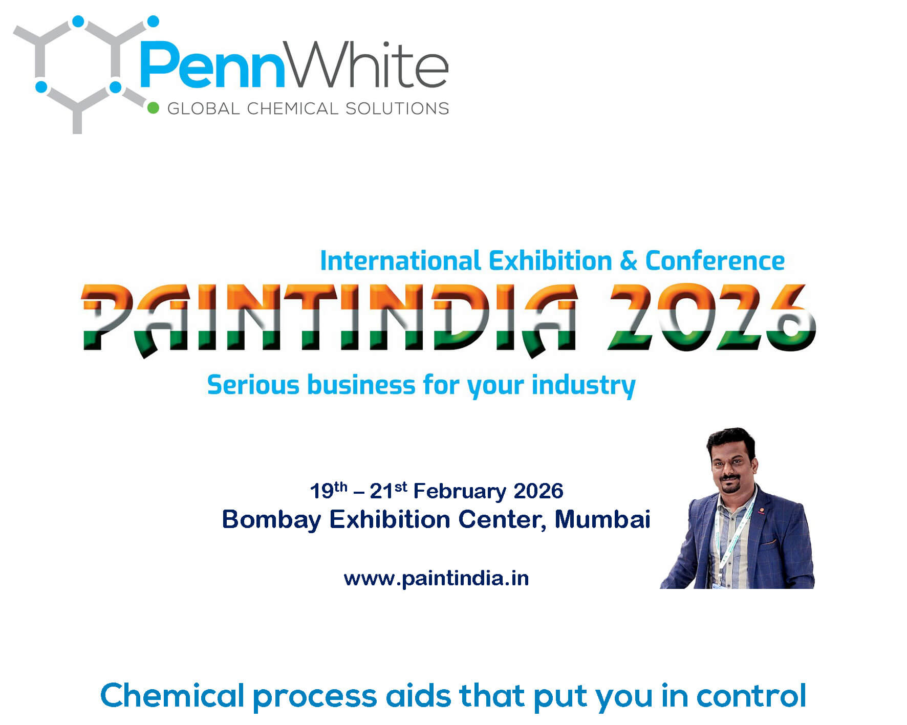 PennWhite are attending major coatings expo in Mumbai